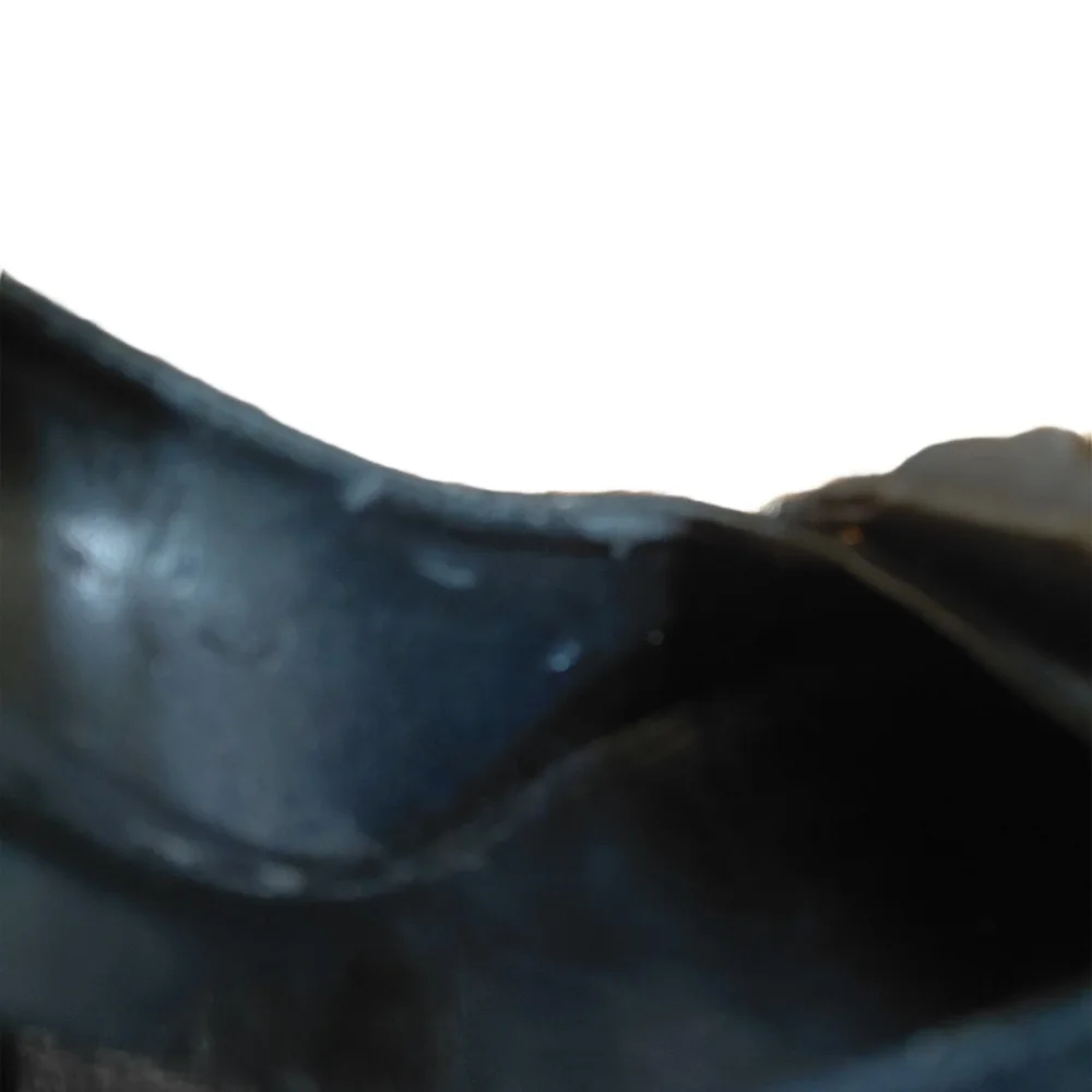 Michael Kors Liza Black Suede Block Heel Pumps Size 7 M - Picture 12 of 13